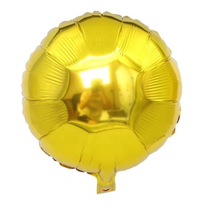 Giant Large Happy Birthday Merry Christmas Graduation Silver Gold Blue Large Big 18 inch Helium Round Shape Mylar Foil <strong>Balloon</strong> - Product Image 5