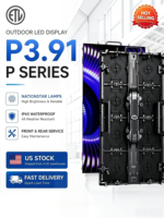Pantalla LED P3.91 para Interiores Serie P, Panel LED de Doble Mantenimiento Frontal para Partidos de Fútbol, Grandes Eventos Deportivos, Alquiler de Video Wall