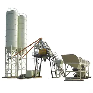 W Price of Manufacturing Plant for High Capacity HZS60m3 Pre mixed Concrete Batching Plant of Construction Company For Sale