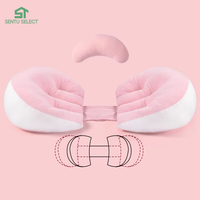 Oreiller de grossesse ergonomique et doux pour le corps entier, pour femmes enceintes, pour dormir sur le côté, soulagement du dos et des hanches