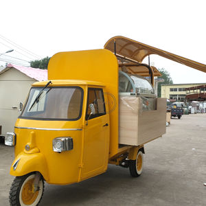 Triciclo eléctrico móvil para uso alimenticio, carro expendedor de bocadillos de 3 ruedas, personalizado, para barbacoa y furgoneta - Product Image 3