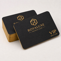 Cartes de visite de luxe personnalisées en papier recyclé avec logo en feuille d'or et bords colorés, cartes de remerciement pour petites entreprises