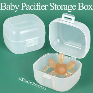 Étui de voyage SUNSHING pour sucette, boîte de rangement en silicone pour tétine, étui en plastique pour sucette, étui pour sucette bébé, organisateur de rangement pour sucette - Product Image 1