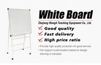 Support de tableau blanc interactif à usage de bureau avec roues tableau blanc magnétique mobile tableau blanc réglable en hauteur pour l'école