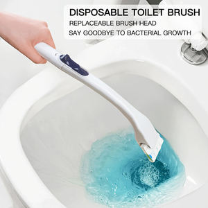 Tête en tissu non tissé remplaçable jetable assainissant l'air détergent concentré soluble brosse de toilette jetable - Product Image 2