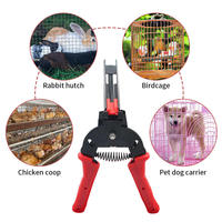 Pince à sertir manuelle pour grillage métallique, cage à poulets, lapins, oiseaux, gabions, attaches en M et anneaux de ferme