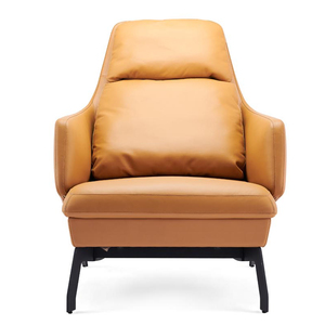 Meilleure vente confortable en cuir de bureau <span class=keywords><strong>pas</strong></span> <span class=keywords><strong>cher</strong></span> moderne loisirs chaise de <span class=keywords><strong>salon</strong></span> de haute qualité avec <span class=keywords><strong>pouf</strong></span> - Product Image 1