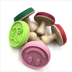 Family Use Custom Design Christmas DIY Bakery <strong>Cookie</strong> Cake Wooden Rubber <strong>Stamps</strong> - Product Image 3