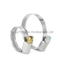 Collier de serrage en acier inoxydable pour tuyau d'eau, 8mm-300mm, avec boulons de fixation, plage d'application