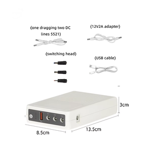 מכירת מיני <span class=keywords><strong>ups</strong></span> ללא הפרעה אספקת חשמל עבור הנתב 5v9v12v24v קיבולת סופר קיבולת שלוש פאזה אפ לנתב wifi - Product Image 4