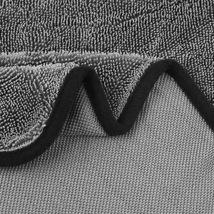 Serviette de lavage de voiture en microfibre, très absorbante, sans peluches, tissu de nettoyage sur mesure pour le detailing automobile - Product Image 1