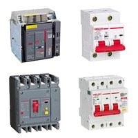 DELIXI Interruptor Automático Miniatura (MCB) de Cobre Transparente Serie DZ47TR D63 1P-4P 6A-63A Capacidad de Ruptura 6kA Protección 230V