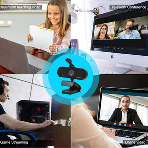 Webcam chinoise autofocus 1080P avec microphone, diffusion en direct, jeu, <span class=keywords><strong>mini</strong></span> webcam USB 2.0 pour ordinateur - Product Image 4