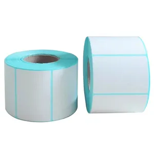 Hot Sale Blank Direct Self Adhesive Thermal Paper Label Roll Sticker barcode label paper