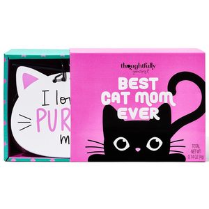 Set de Regalos Empresariales para Mamá de Gatos <span class=keywords><strong>Gourmet</strong></span>, Incluye Taza de Cerámica con Diseño de Gato, Apta para Microondas y Lavavajillas, Desechable - Product Image 3