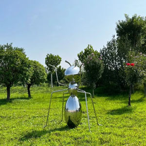 Không gian thương mại thép không gỉ kiến Điêu khắc Kim Loại nghệ thuật cài đặt-Thiết kế hiện đại bền cho các khu vườn Văn phòng khách sạn & Trường học - Product Image 2