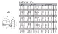 Nouveaux raccords hydrauliques YB en acier au carbone/acier inoxydable plaqué zinc, adaptateurs mâle NPT x femelle à écrou pivotant JIC 2NJ pour utilisation en machinerie