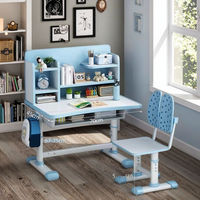 Bureau et chaise d'étude confortables pour enfants, design ergonomique moderne pour l'apprentissage et la détente - pour le bureau à domicile ou la chambre