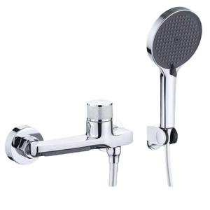 Ensemble de douche thermostatique avec jet de pluie, robinet de salle de bain à poignée unique en cuivre avec noyau en céramique - Product Image 2