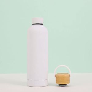 Small Mouth Stainless Steel Vacuum <b>Thermos</b> <b>Bottle</b> Large Capacity Outdoor Sports Insulated Cold Drink Water Cup - Product Image 1