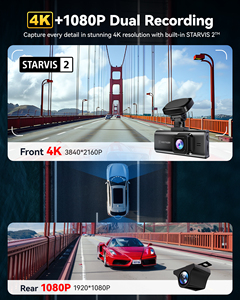 กล้องติดรถยนต์ REDTIGER รุ่น F7N Elite Dash Cam 4K HDR บันทึกหน้า-หลัง 5.8GHz WiFi หน้าจอสัมผัส 3.18 นิ้ว ควบคุมด้วยเสียง รองรับการ์ด 128G กล่องดำบันทึกภาพในรถยนต์ สีดำ - Product Image 2