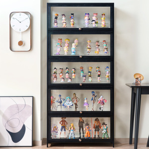 Transparent Storage <b>Display</b> <b>Case</b> For Toy Collection With Partitions Home Use Dustproof Model Rack - Product Image 3