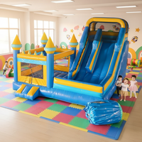 Château gonflable d'extérieur pour enfants, toboggan gonflable domestique en PVC, vente en gros directe usine