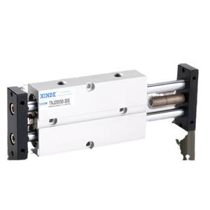 กระบอกลมแบบปรับระยะชักได้ TNJ แบบสองเพลา สองก้าน ขนาด 10/16/20/25/32*20/30/50/75-10-30 สำหรับอุตสาหกรรมการเกษตร ลูกสูบแบบแกนกลาง - Product Image 1