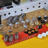 Klasik İngiliz 18Watt tüp gitar Amp kiti & şasi DIY EL84 amplifikatör devre çizim ile