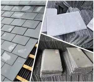 Tejas Negras Impermeables para Techo, Venta al por Mayor 2022, Techo de <span class=keywords><strong>Pizarra</strong></span> Natural Oxidada para Revestimiento de Paredes Exteriores - Product Image 5