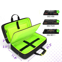 Sac de transport rembourré de haute qualité pour contrôleur DJ, fermeture éclair, design simple, bandoulière réglable, étui de protection, sac de transport