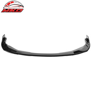 Convient pour Toyota Corolla L, LE, XLE, Hybrid LE 2020-2026, lèvre de pare-chocs avant noir brillant - Product Image 1