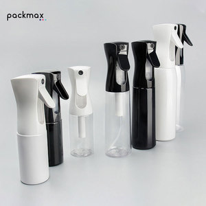 Bouteille de pulvérisation continue pour coiffure, recyclable et écologique, 200ml/300ml/500ml, avec micro-étiquette, pompe en plastique pour salon de coiffure - Product Image 1