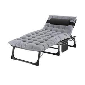 Skyhope-D <span class=keywords><strong>Lit</strong></span> de camp de voyage en plein air portable avec cadre en acier <span class=keywords><strong>Lit</strong></span> pliable en tissu Oxford <span class=keywords><strong>double</strong></span> couche <span class=keywords><strong>pour</strong></span> un usage domestique - Product Image 1