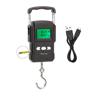 नए फैशनेबल डिजिटल पैमाने पर यात्रा सामान पैमाने 110 एलबीएस <span class=keywords><strong>50</strong></span> किलोग्राम हाथ का डिजिटल पोर्टेबल वजन - Product Image 4