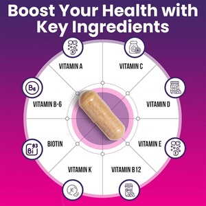 Multivitamines Bariatriques Premium aux Extraits de Plantes pour Soutenir l'Énergie, l'Immunité et la Récupération - Capsules Multivitaminées Bariatriques - 90 Capsules - Product Image 2