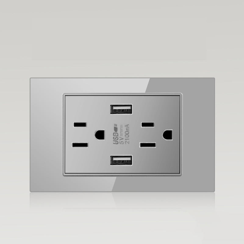 Frutto Alimentatore USB Da 3Amp Con Prese USB Tipo A E Tipo C Compatibile Vimar Plana - Foto 8