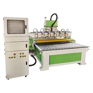 Cooperated suppliers 3Axis Professional 6 Spindles Cnc Router Wood Carving Machine