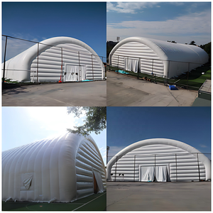 PVC impermeable portátil al aire libre fiesta gigante evento sala de exposiciones deportes inflable edificio inflable hangar túnel tienda - Product Image 2