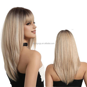 วิกผมสังเคราะห์แบบเต็มศีรษะ รุ่นใหม่ WH28 ปี 2024  แบบมีหน้าม้า<span class=keywords><strong>ซี</strong></span><span class=keywords><strong>ท</strong></span><span class=keywords><strong>รู</strong></span> สีออมเบร น้ำตาล<span class=keywords><strong>ท</strong></span>อง สำหรับผู้หญิง - Product Image 1