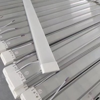 Luminaires LED à haute luminosité, tube LED de 4 pieds, 60W, lampes d'éclairage, barre LED, lumière linéaire, barre LED