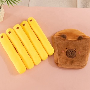 Peluche Capybara Frites Personnalisable en Gros – Jouet Confortable, Coussin de Bureau, Cadeau Idéal pour Filles - Product Image 3