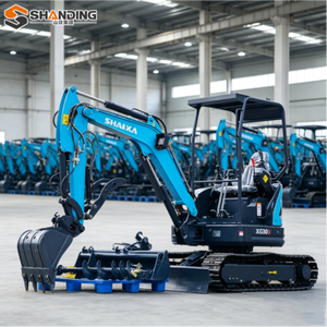 Envío Gratis: Mini Excavadora SHANDING de 3.5 Toneladas, EURO 5, Motor Kubota, Excavadora de Orugas de 2 y 1 Tonelada, Mini Excavadoras Pequeñas para Granja - Product Image 6