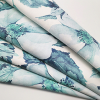Tissu synthétique extensible en cuir PU imprimé numériquement avec motif personnalisé, doublure en rayonne pour vêtements et robes
