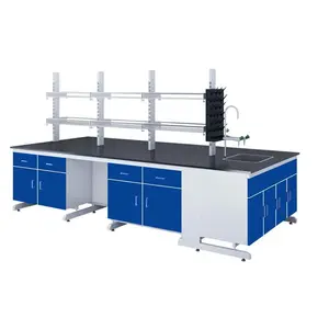 mobile science laboratory chemistry lab equipment for High school design work bench laboratory heavy duty