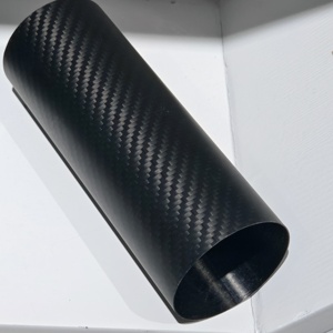 Tubo redondo de fibra de carbono de alto módulo para refuerzo de puentes, material de tubo hueco especial para carga. - Product Image 6