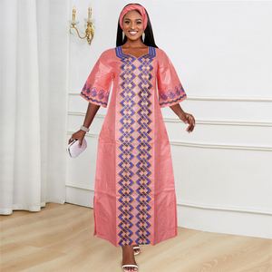 Nouvelle collection 2026 : Robes longues imprimées décontractées et respirantes pour femmes, style africain, vente en gros à prix réduit - Product Image 5