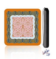 Tapis de poker de luxe pour la maison, tapis de jeu familial, tapis de mahjong imperméable et antidérapant, tapis de mahjong américain en néoprène