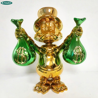 À vendre : Sculpture de canard milliardaire en chrome Pop Art moderne de 40 cm