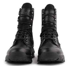 SFB8 LUDEY men <b>hiking</b> working Outdoor camping black tactical <b>boots</b> no side zip stock wholesales - Product Image 2